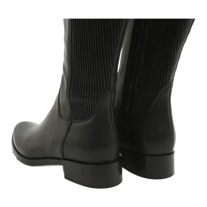 Boots noires à élastique Arka 7152 3