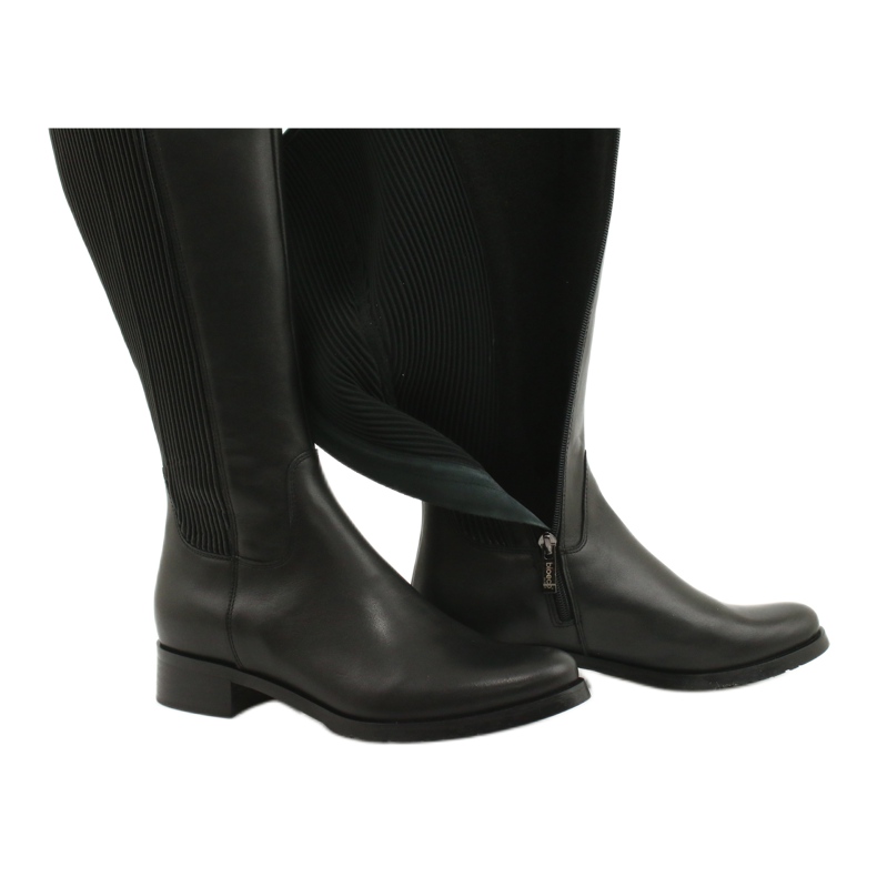 Boots noires à élastique Arka 7152 le noir 5