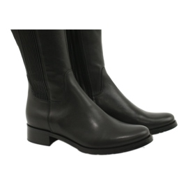 Boots noires à élastique Arka 7152 4