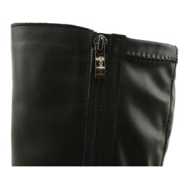 Arka Bottes en cuir sur le pilier Arek 7322 noir le noir 5 Arka Bottes en cuir sur le pilier Arek 7322 noir le noir 5