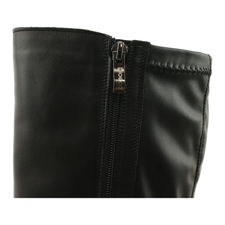 Arka Bottes en cuir sur le pilier Arek 7322 noir 5