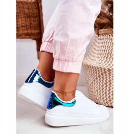 Chaussures de sport pour femmes Lu Boo Blanc Métallique Matilda blanche bleu 1 Chaussures de sport pour femmes Lu Boo Blanc Métallique Matilda blanche bleu 1