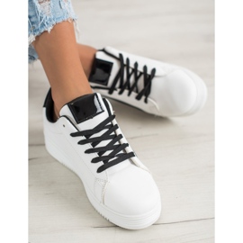 SHELOVET Chaussures de sport à la mode blanc 1