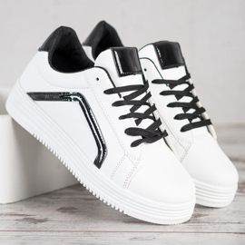 SHELOVET Chaussures de sport à la mode blanche 2