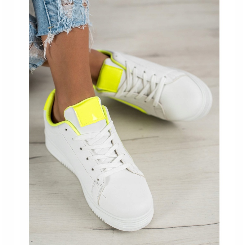 SHELOVET Chaussures de sport à la mode blanc 1