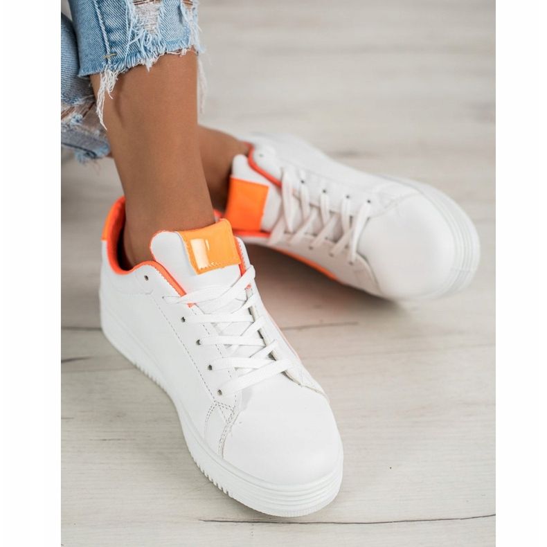 SHELOVET Chaussures de sport à la mode blanche 1