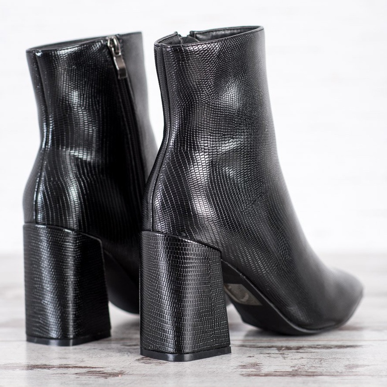 Goodin Bottes de mode le noir 1