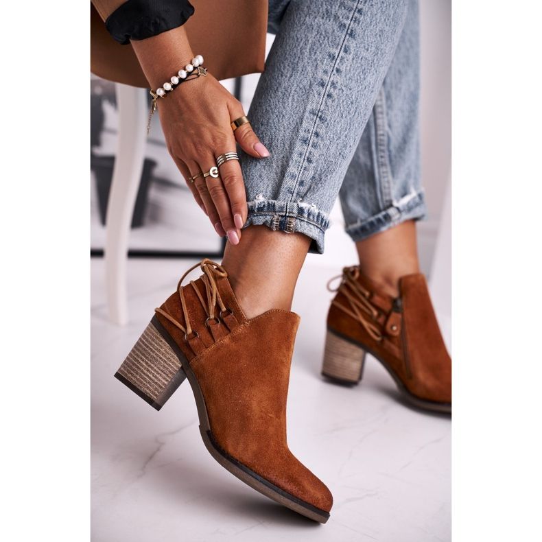 Bottes à Talons Femme Maciejka Spring Cuir Rouge 04812-29 brun 2 Bottes à Talons Femme Maciejka Spring Cuir Rouge 04812-29 brun 2