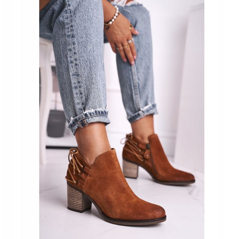 Bottes à Talons Femme Maciejka Spring Cuir Rouge 04812-29 brun 1 Bottes à Talons Femme Maciejka Spring Cuir Rouge 04812-29 brun 1