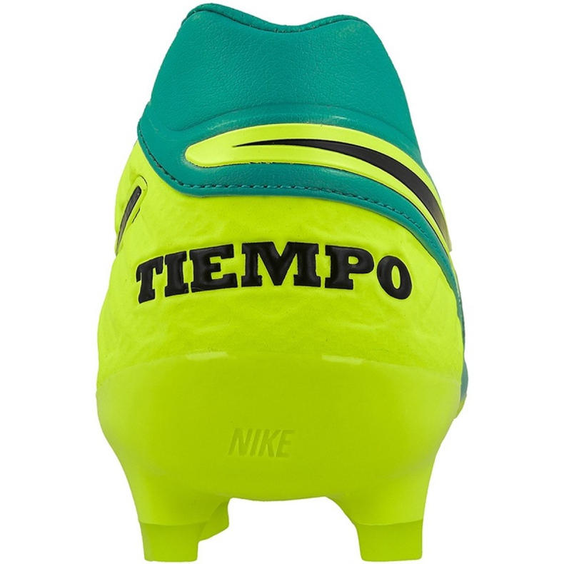 Nike Tiempo Legacy Ii Fg M 819218-307 chaussures de football bleu marine, vert, jaune bleu 2