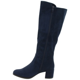 Bottines en daim bleu marine Sergio leone KZ277 1 Bottines en daim bleu marine Sergio leone KZ277 1