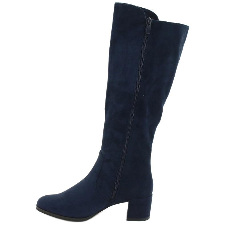 Bottines en daim bleu marine Sergio leone KZ277 1 Bottines en daim bleu marine Sergio leone KZ277 1
