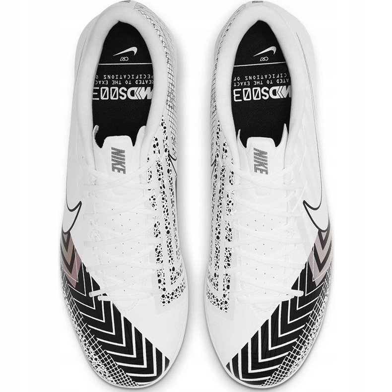 Chaussure de football Nike Mercurial Vapor 13 Academy Mds Ic CJ1300 110 blanc 1
