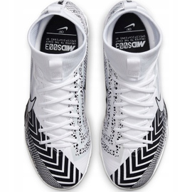 Chaussure de football Nike Mercurial Superfly 7 Academy Mds Tf Junior BQ5407 110 blanche 1