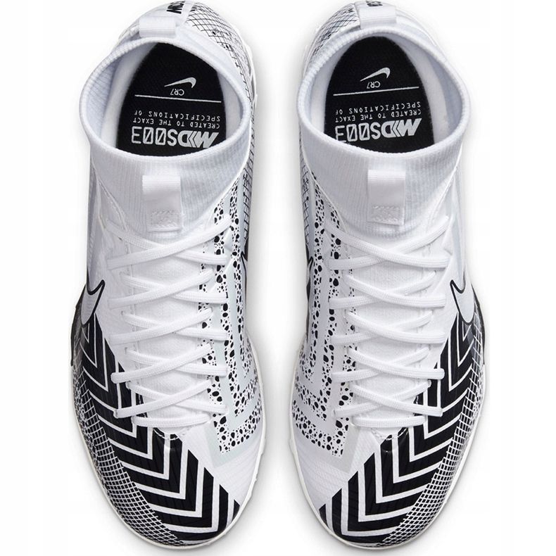 Chaussure de football Nike Mercurial Superfly 7 Academy Mds Tf Junior BQ5407 110 blanc 1