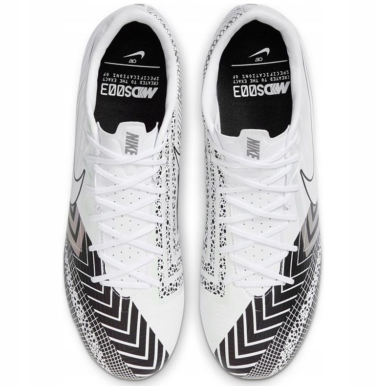 Chaussure de football Nike Mercurial Vapor 13 Academy Mds FG / MG CJ1292 110 blanc blanc 1