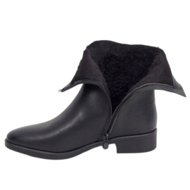 Bottes noires pour femmes noires 6266 Noir 1