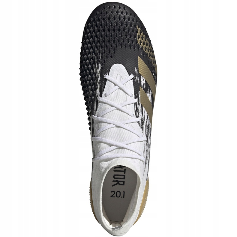 Les chaussures de football adidas Predator Mutator 20.1 Fg FW9186 blanche blanche 1
