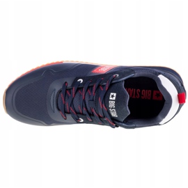 Chaussures Big Star M GG174182 rouge bleu marine 2