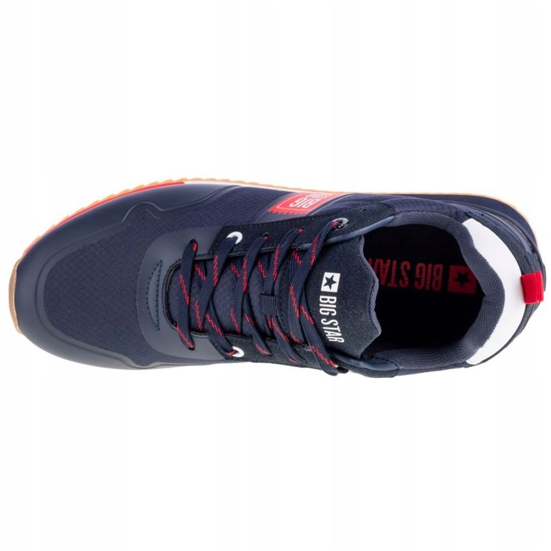 Chaussures Big Star M GG174182 rouge bleu marine 2