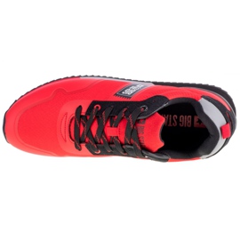 Chaussures Big Star M GG174183 le noir rouge 2