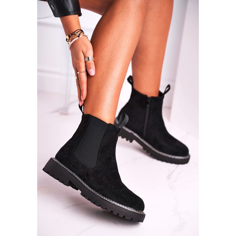 Ideal Bottines noires femme Jodhpur boots Resist le noir 1