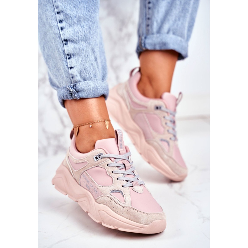 Chaussures Big Star W GG274655 rose 1 Chaussures Big Star W GG274655 rose 1