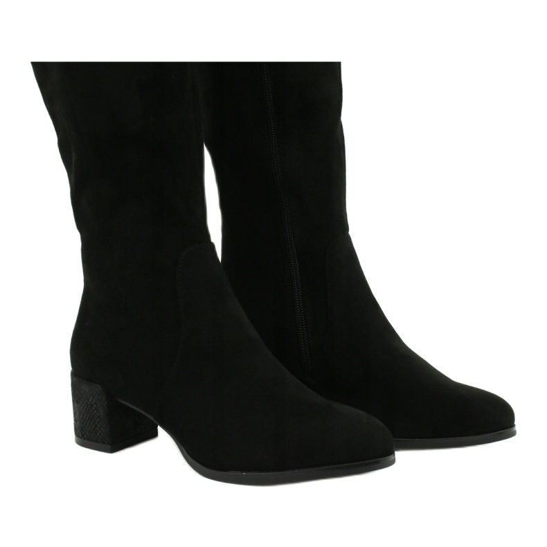 Bottines Sergio leone KZ299 en daim noir 3