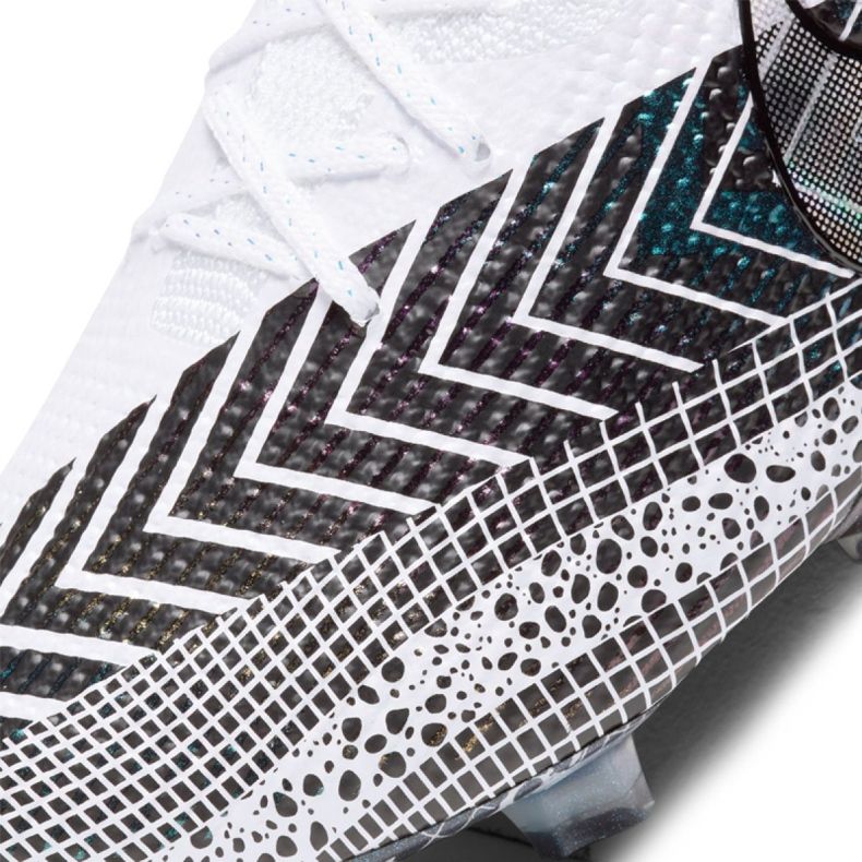 Nike Superfly 7 Elite Mds Fg M BQ5469-110 chaussures de football bleu marine, blanc, gris / argent blanche 1