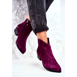 Bottes Femme Daim Maciejka Violet 04289-05 4