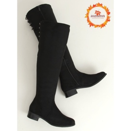 Bottes femme noires W146-1 Noir le noir 2