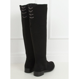 Bottes femme noires W146-1 Noir le noir 1