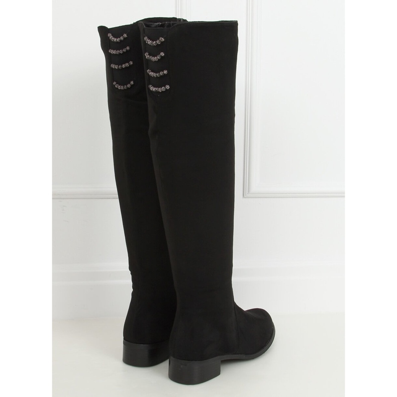Bottes femme noires W146-1 Noir 1
