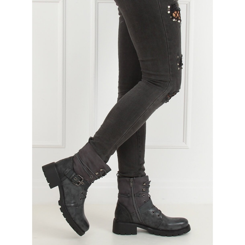 Gris 1215-PA Bottes de travail grises 2