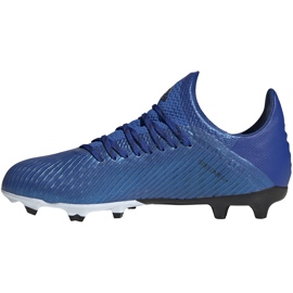 Adidas X 19.1 Fg Jr bleu chaussures de football EG7164 1 Adidas X 19.1 Fg Jr bleu chaussures de football EG7164 1