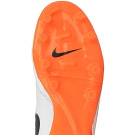 Nike Tiempo Mystic V Fg M 819236-108 chaussures de football orange, blanc, orange blanc 1
