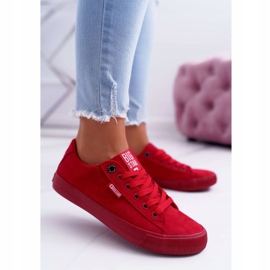 Baskets Femme Big Star Suede Rouge EE274044 1 Baskets Femme Big Star Suede Rouge EE274044 1
