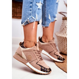 Chaussures Sport Femme Beige Golden Clementine Elements brun doré 1