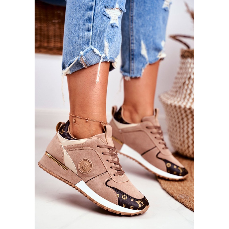 Chaussures Sport Femme Beige Golden Clementine Elements brun d'or 1