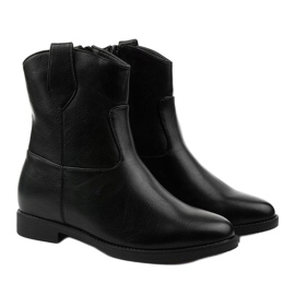 Bottes isolées noires avec un coin Firesoar caché le noir 3