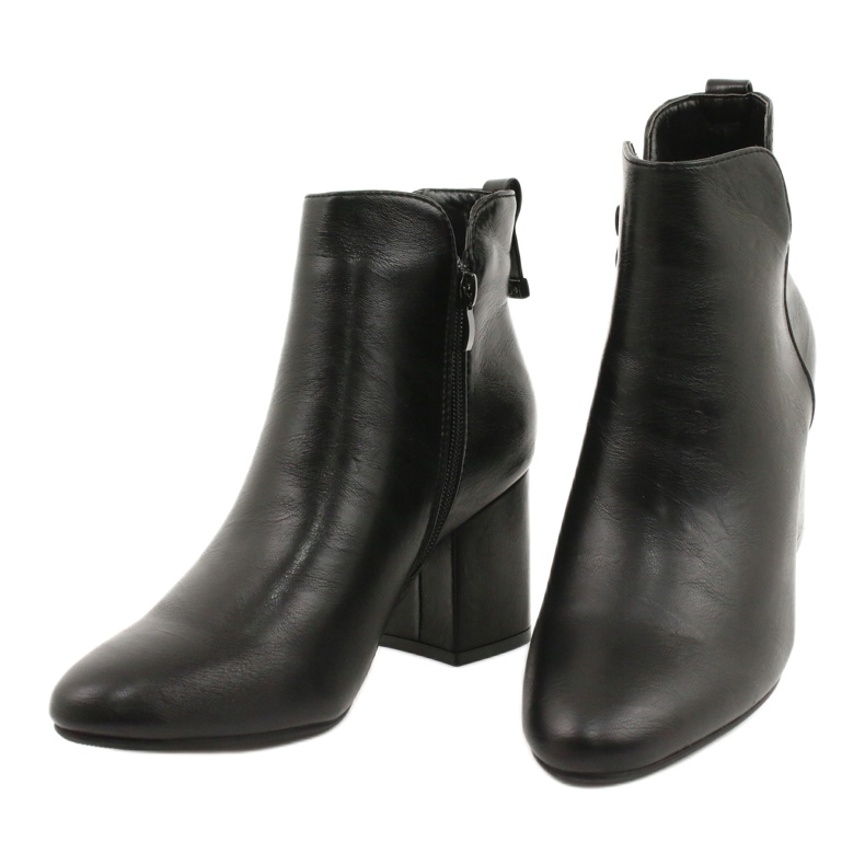 M.Daszyński Bottes isolées Daszyński SA186-1 noir 2