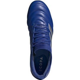 Chaussures de football Adidas Copa 20.1 Fg EH0884 bleu bleu 1