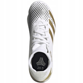 Adidas Predator 20.3 In Junior FW9218 chaussures de football noir blanc 1