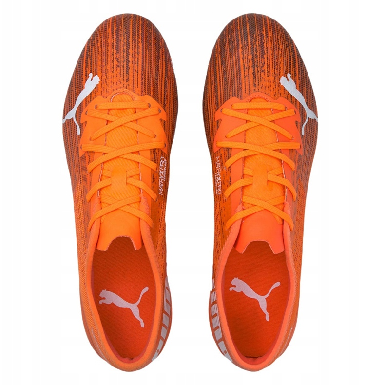 Chaussures de football Puma Ultra 2.1 Fg Ag 106080 01 orange orange 1