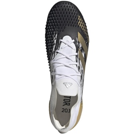 Chaussures de foot Adidas Preadator Mutator 20.1 L Sg FW9181 doré 1