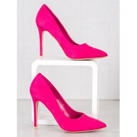 Renda Talons en daim rose 3