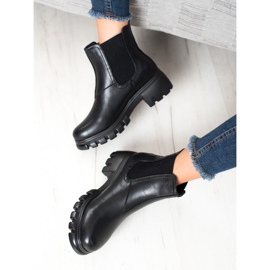 Goodin Bottines Chelsea sur la plateforme le noir 2 Goodin Bottines Chelsea sur la plateforme le noir 2