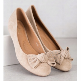 Fama Ballerine compensée beige 1