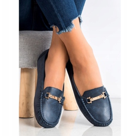 Clowse Mocassins Bleus Avec Ornement bleu marine 1