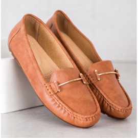 Clowse Mocassins Camel confortables brun 3